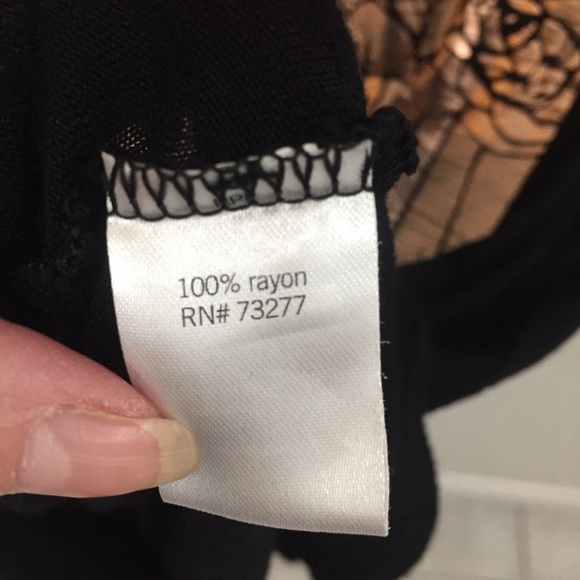 Apt 9 rose cold flower short sleeve shirt - Picture 5 of 7